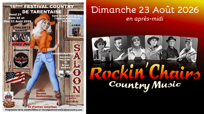 Prochain concert de Rockin' Chairs, groupe orchestre country