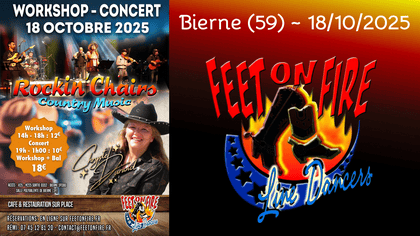 Prochain concert de Rockin' Chairs, groupe orchestre country