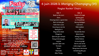 Prochain concert de Rockin' Chairs, groupe orchestre country