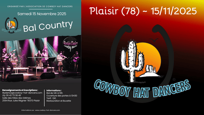 Prochain concert de Rockin' Chairs, groupe orchestre country