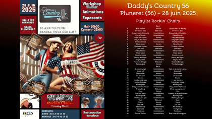 Prochain concert de Rockin' Chairs, groupe orchestre country