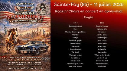 Prochain concert de Rockin' Chairs, groupe orchestre country