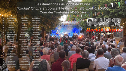 Prochain concert de Rockin' Chairs, groupe orchestre country