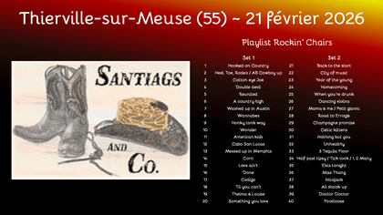 Prochain concert de Rockin' Chairs, groupe orchestre country