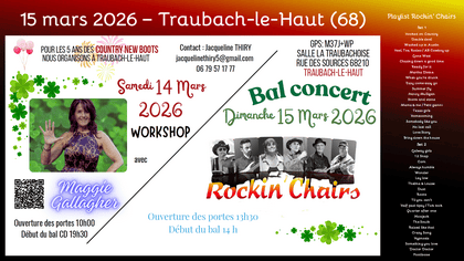 Prochain concert de Rockin' Chairs, groupe orchestre country