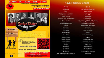 Prochain concert de Rockin' Chairs, groupe orchestre country
