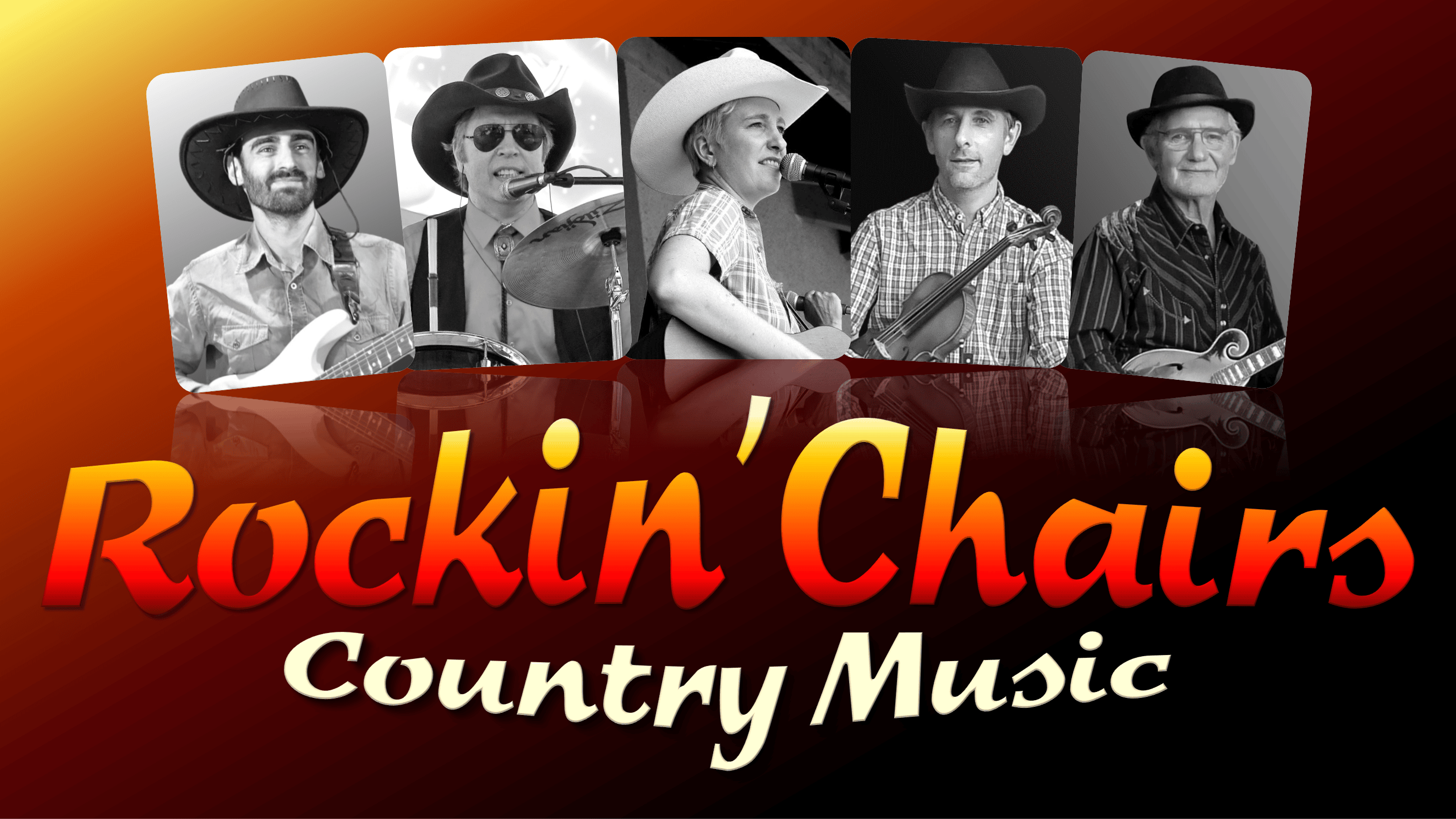 Affiche HD Rockin' Chairs, groupe country rock, orchestre country rock