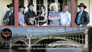 Rockin' Chairs au Marathon de Paris 2021
