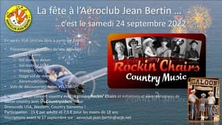 Rockin' Chairs à la fête de l'Aéroclub Jean Bertin 2022