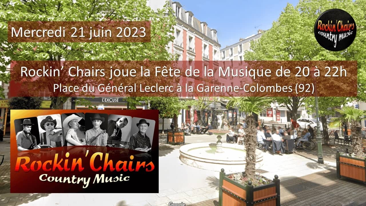 Rockin' Chairs à la Fête de la Musique - La Garenne-Colombes - Photo Eric Caumes
