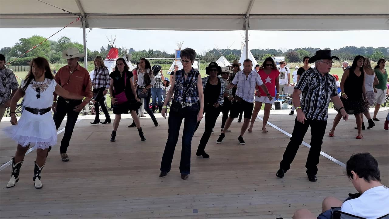 Rockin' Chairs au Festival Country Rock du Coudray-Montceaux