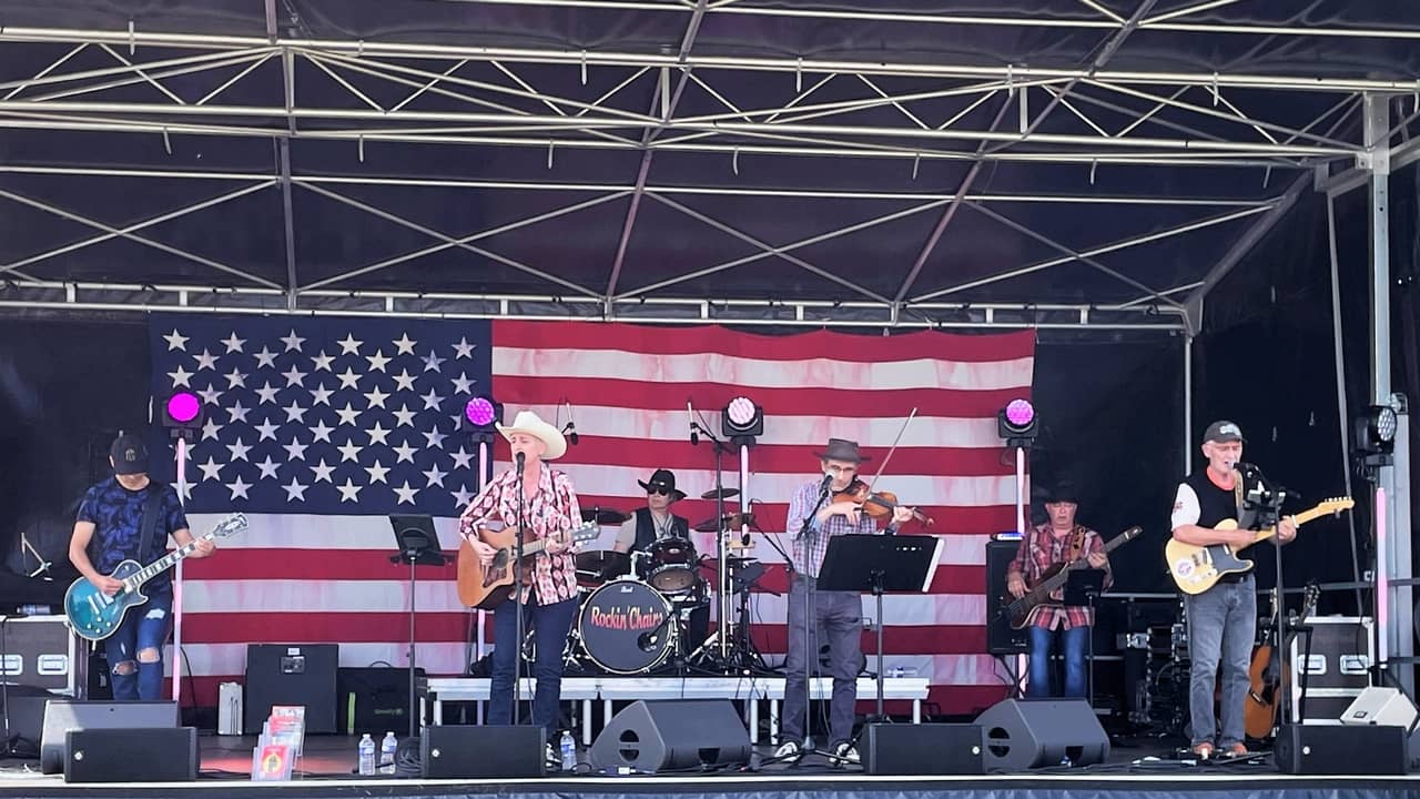 Rockin' Chairs au Festival Country Rock du Coudray-Montceaux