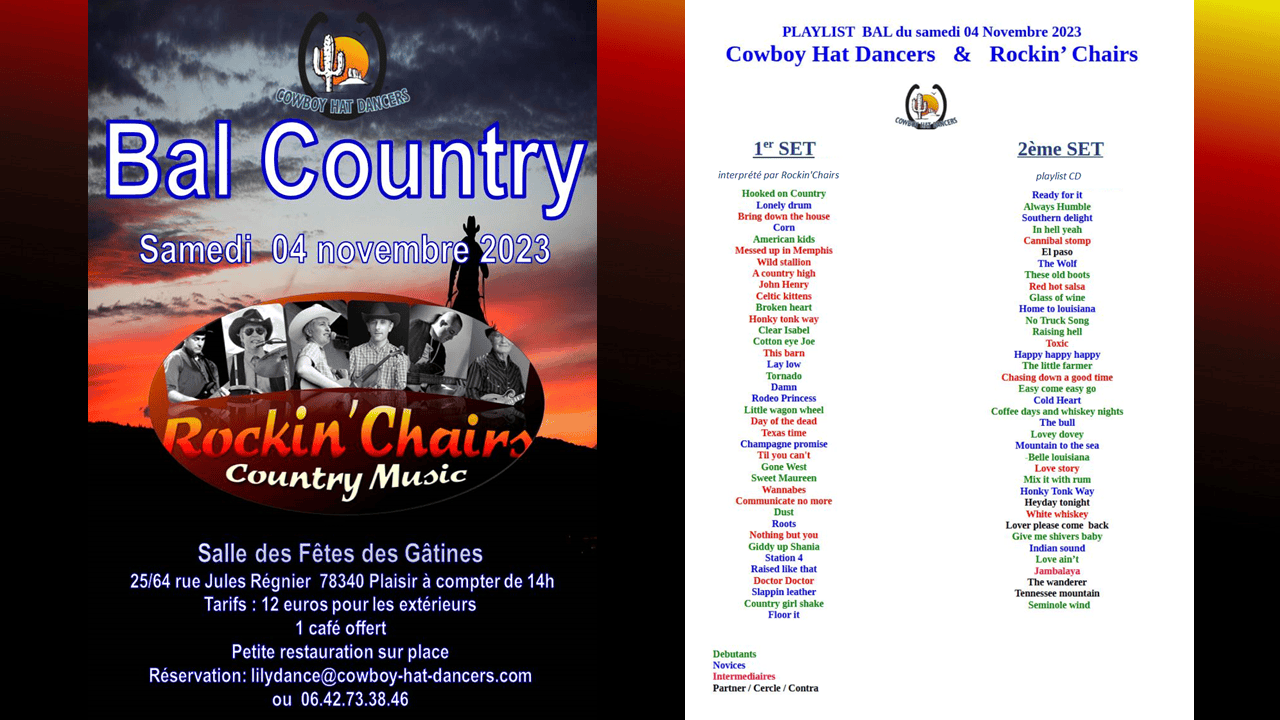 Rockin' Chairs au bal des Cowboy Hat Dancers - Plaisir (78) / photo Eric Caumes
