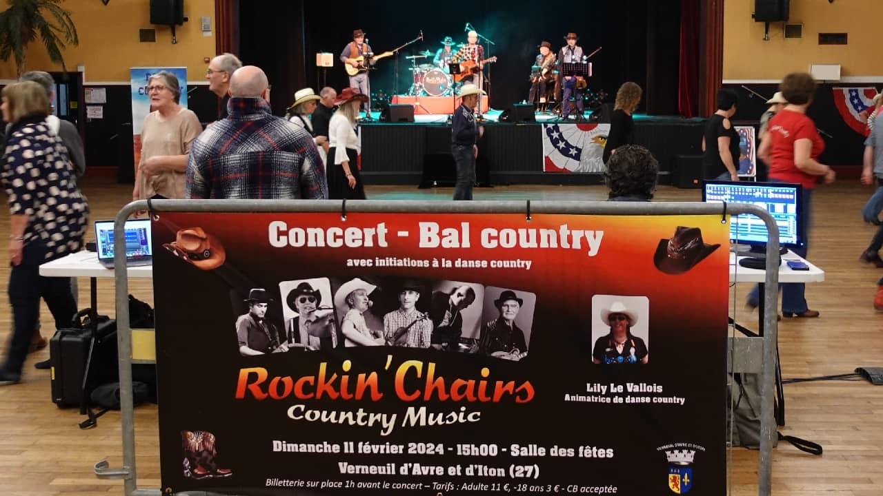 Rockin' Chairs en concert à Verneuil d'Avre et d'Iton (27) - Photo Eric Caumes
