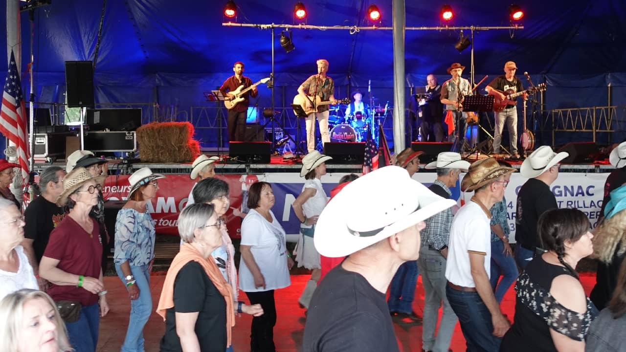 Rockin' Chairs à l'American Festival de Marcenais (33) - Photo Eric Caumes