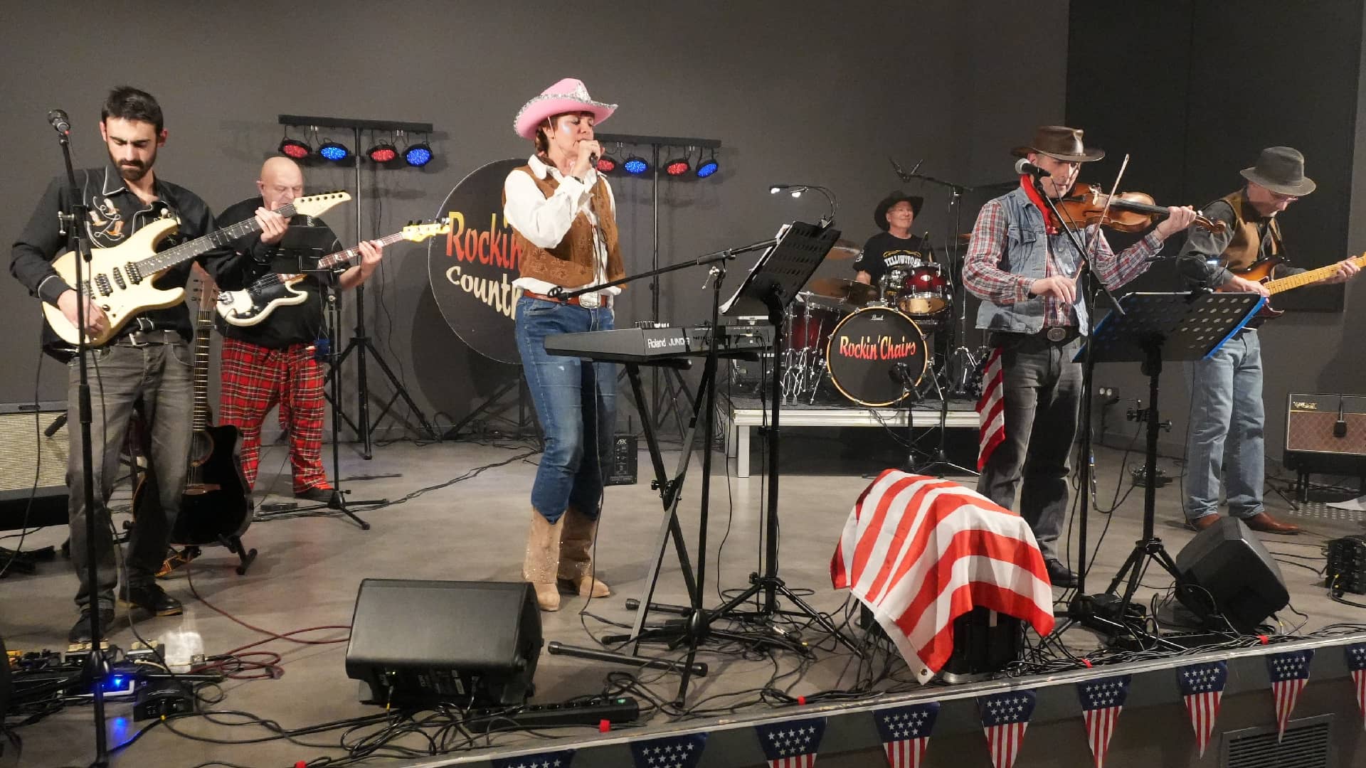 Concert chez les Lussat Bottes Blues à Lussat (63) - photo Eric Caumes