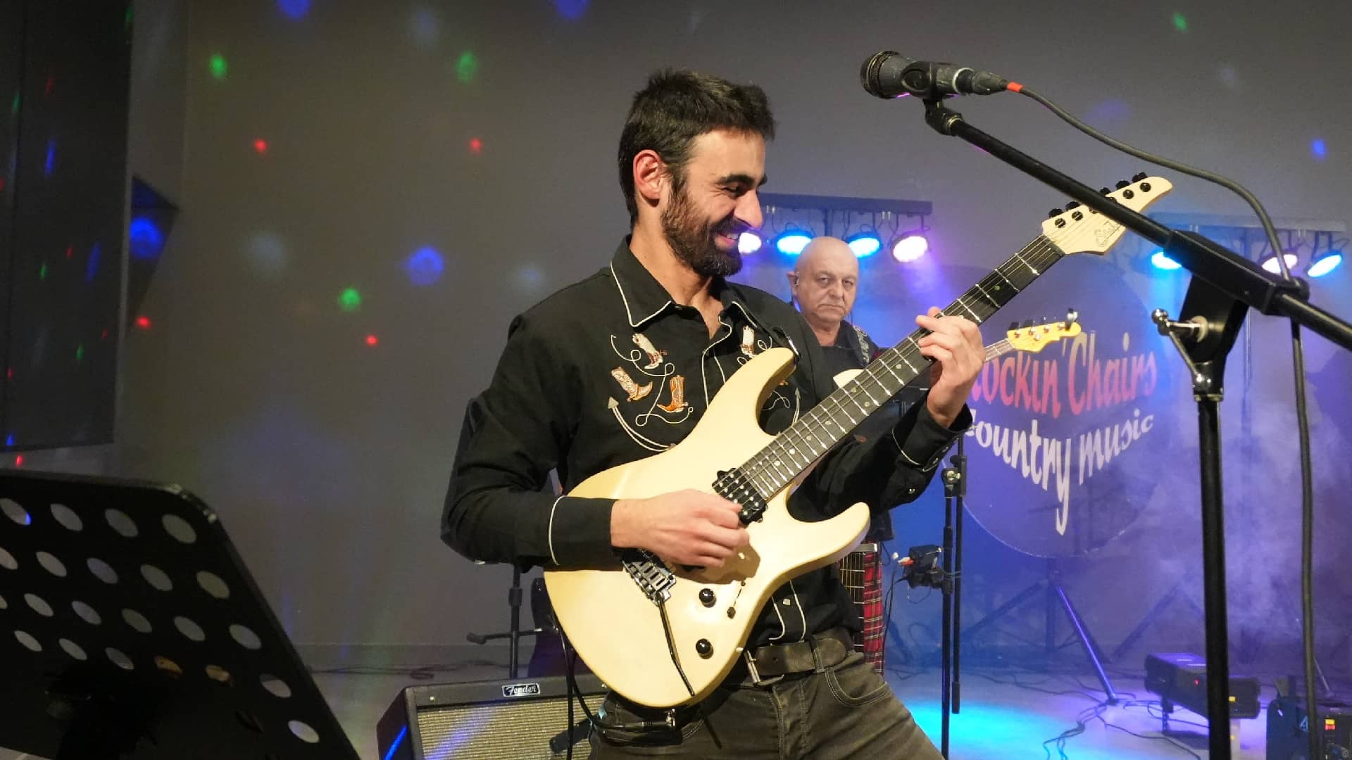 Concert chez les Lussat Bottes Blues à Lussat (63) - photo Eric Caumes