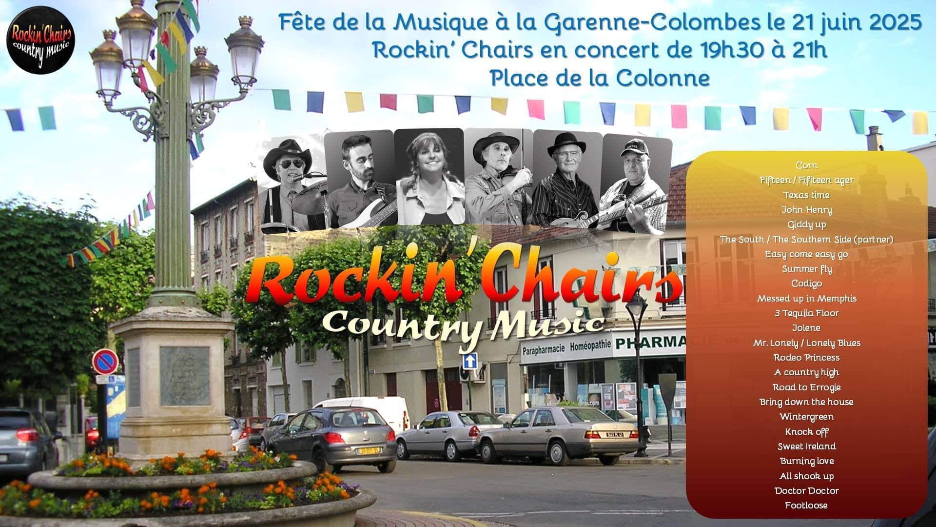 Rockin' Chairs à la Fête de la Musique - La-Garenne-Colombes (92)