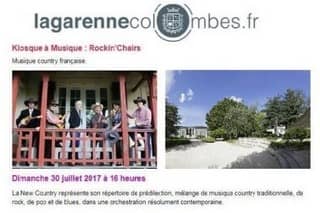 Rockin' Chairs en concert aux Kiosques à Musique - La Garenne-Colombes