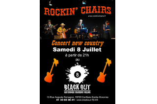 Rockin' Chairs en concert au Black Out - Conflans Sainte-Honorine