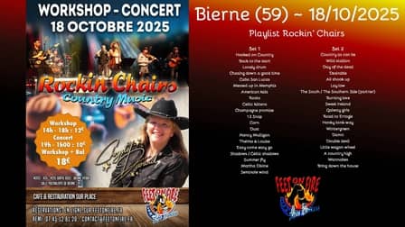 Les 20 ans du Feet On Fire à Bierne (59) avec Rockin' Chairs - Captation et montage photo/vidéo : Eric Caumes